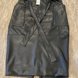 Leather skirt